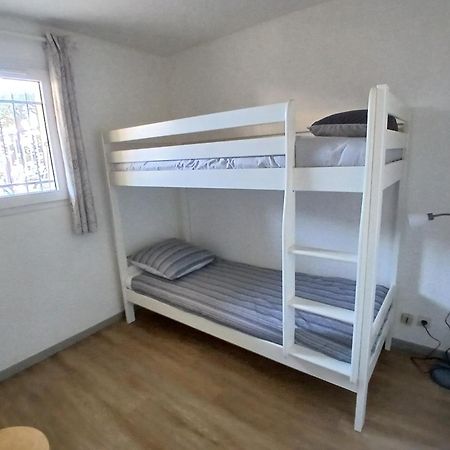 Plain-Pied Jardin 6 Personnes Clim Vue Mer Parking Wifi Terrasse Piscine Dans La Residence Saint-Pierre-la-Mer  Luaran gambar