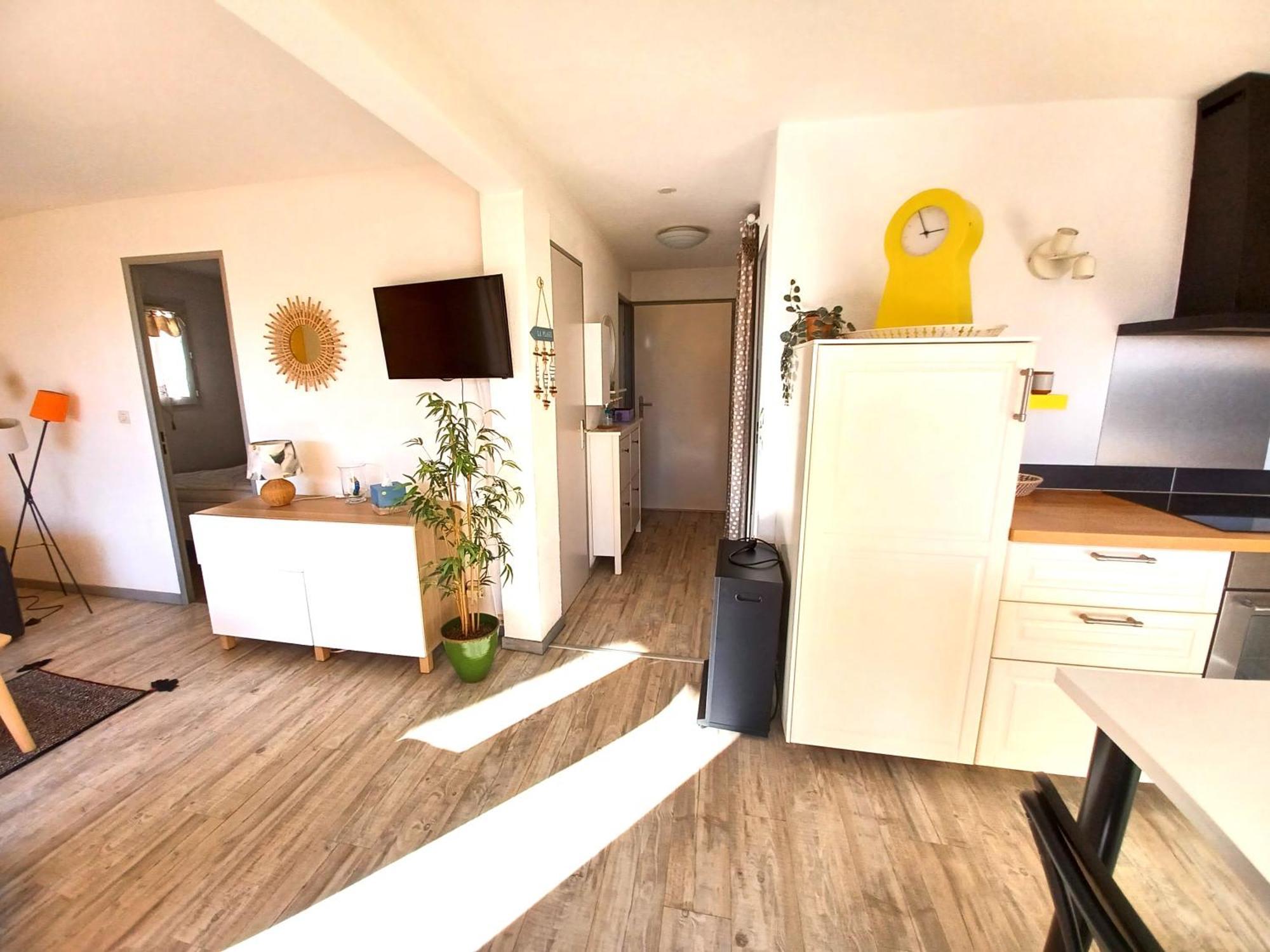 Plain-Pied Jardin 6 Personnes Clim Vue Mer Parking Wifi Terrasse Piscine Dans La Residence Saint-Pierre-la-Mer  Luaran gambar