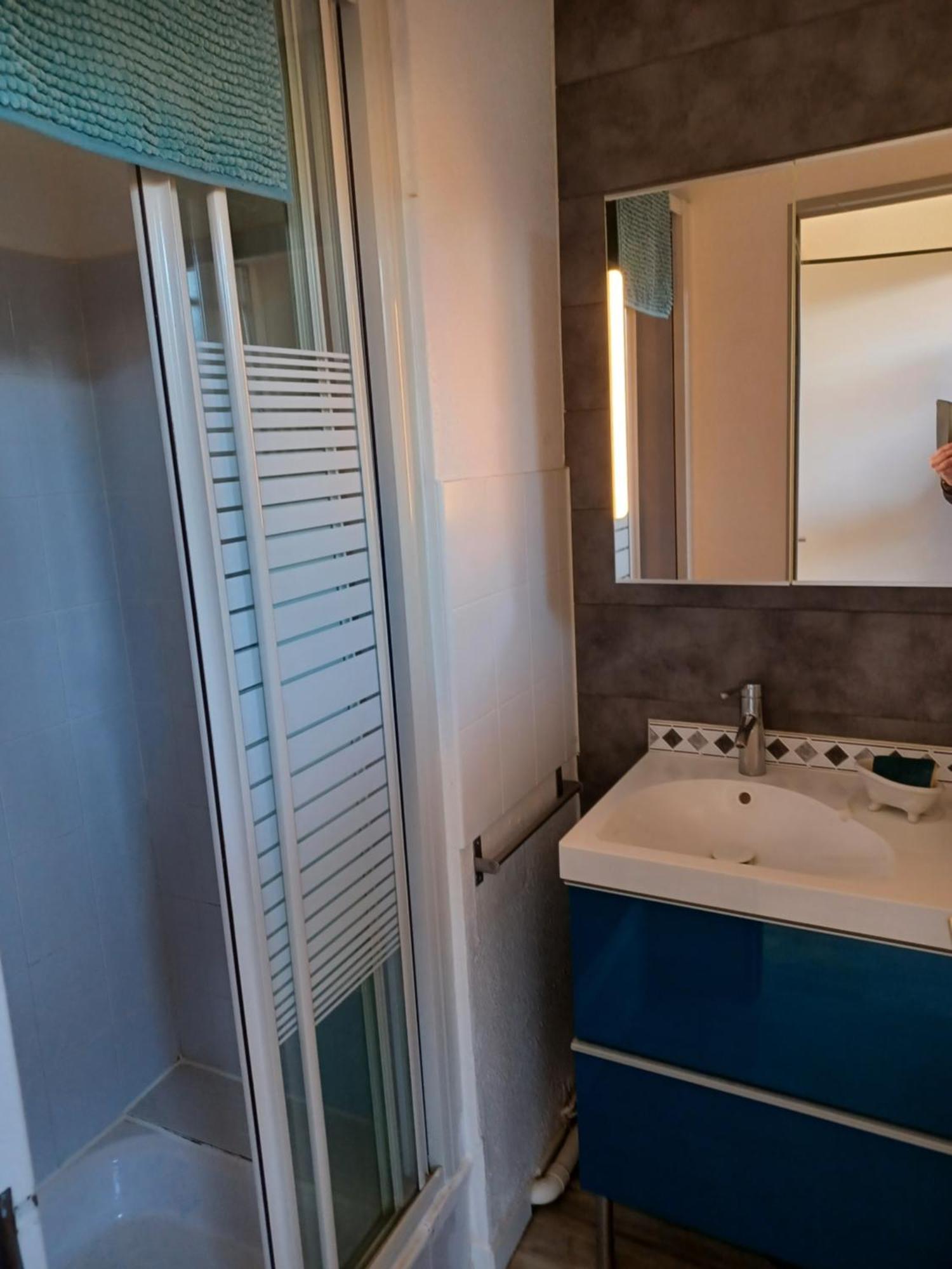Plain-Pied Jardin 6 Personnes Clim Vue Mer Parking Wifi Terrasse Piscine Dans La Residence Saint-Pierre-la-Mer  Luaran gambar