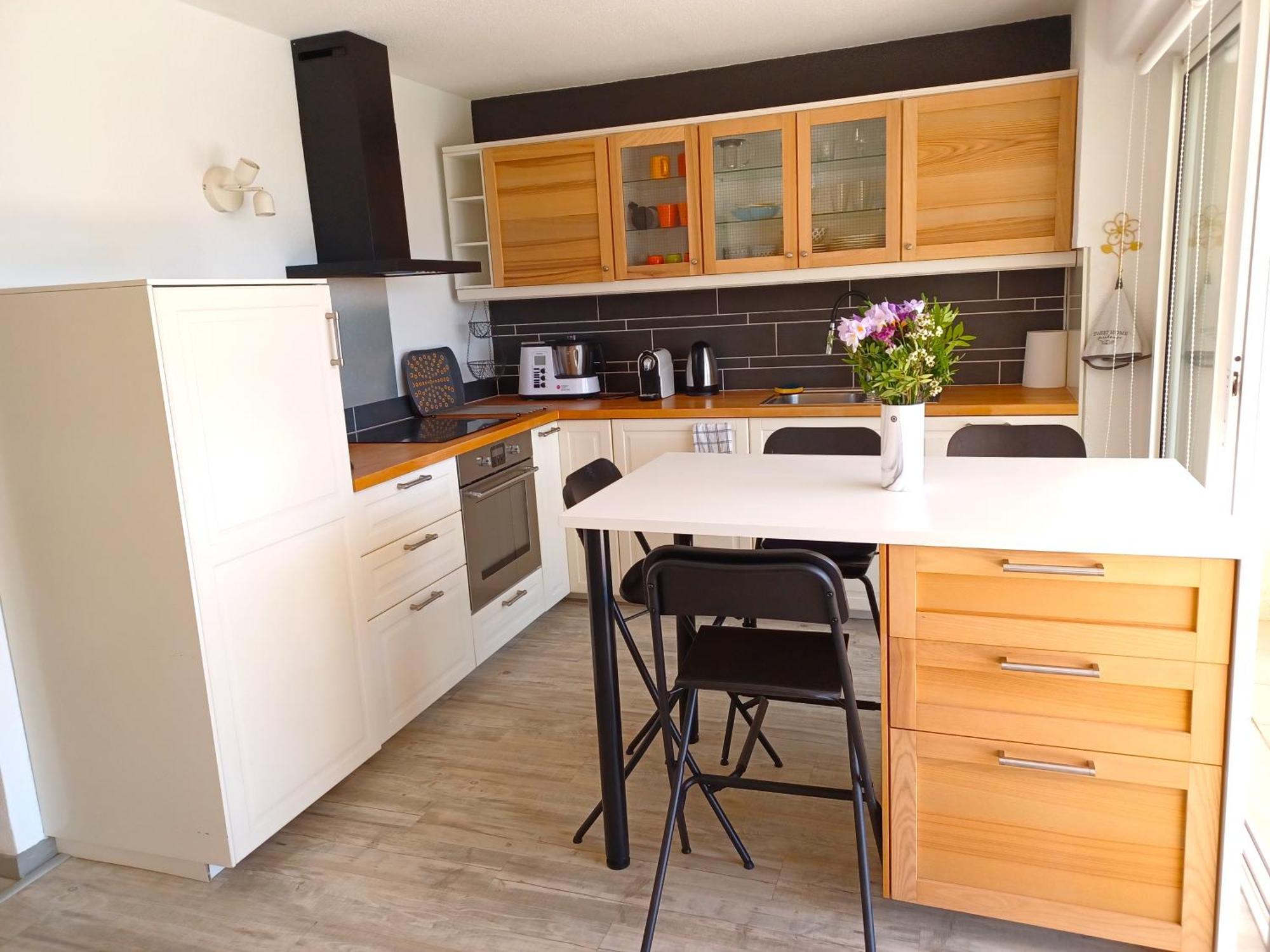 Plain-Pied Jardin 6 Personnes Clim Vue Mer Parking Wifi Terrasse Piscine Dans La Residence Saint-Pierre-la-Mer  Luaran gambar