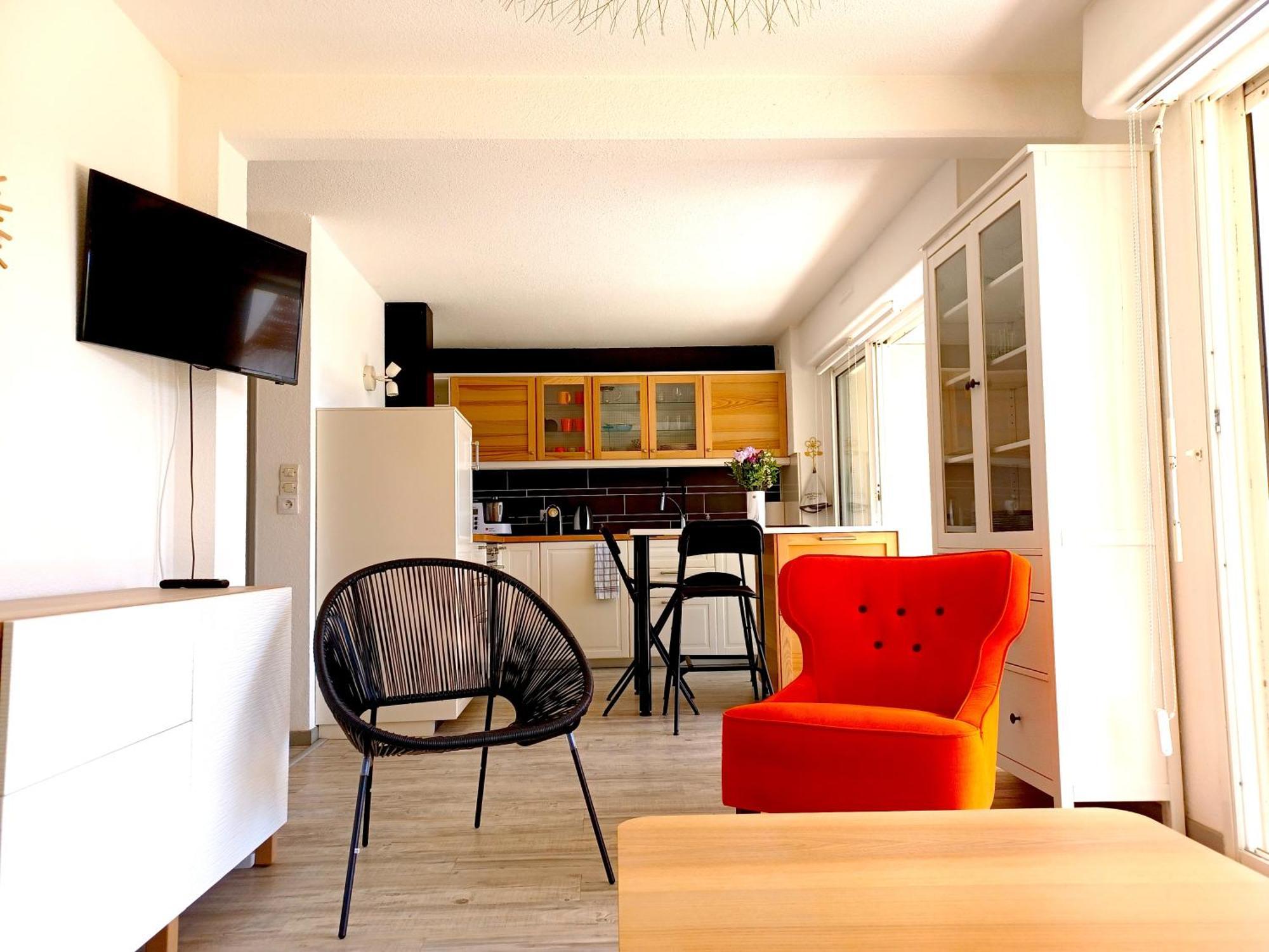 Plain-Pied Jardin 6 Personnes Clim Vue Mer Parking Wifi Terrasse Piscine Dans La Residence Saint-Pierre-la-Mer  Luaran gambar