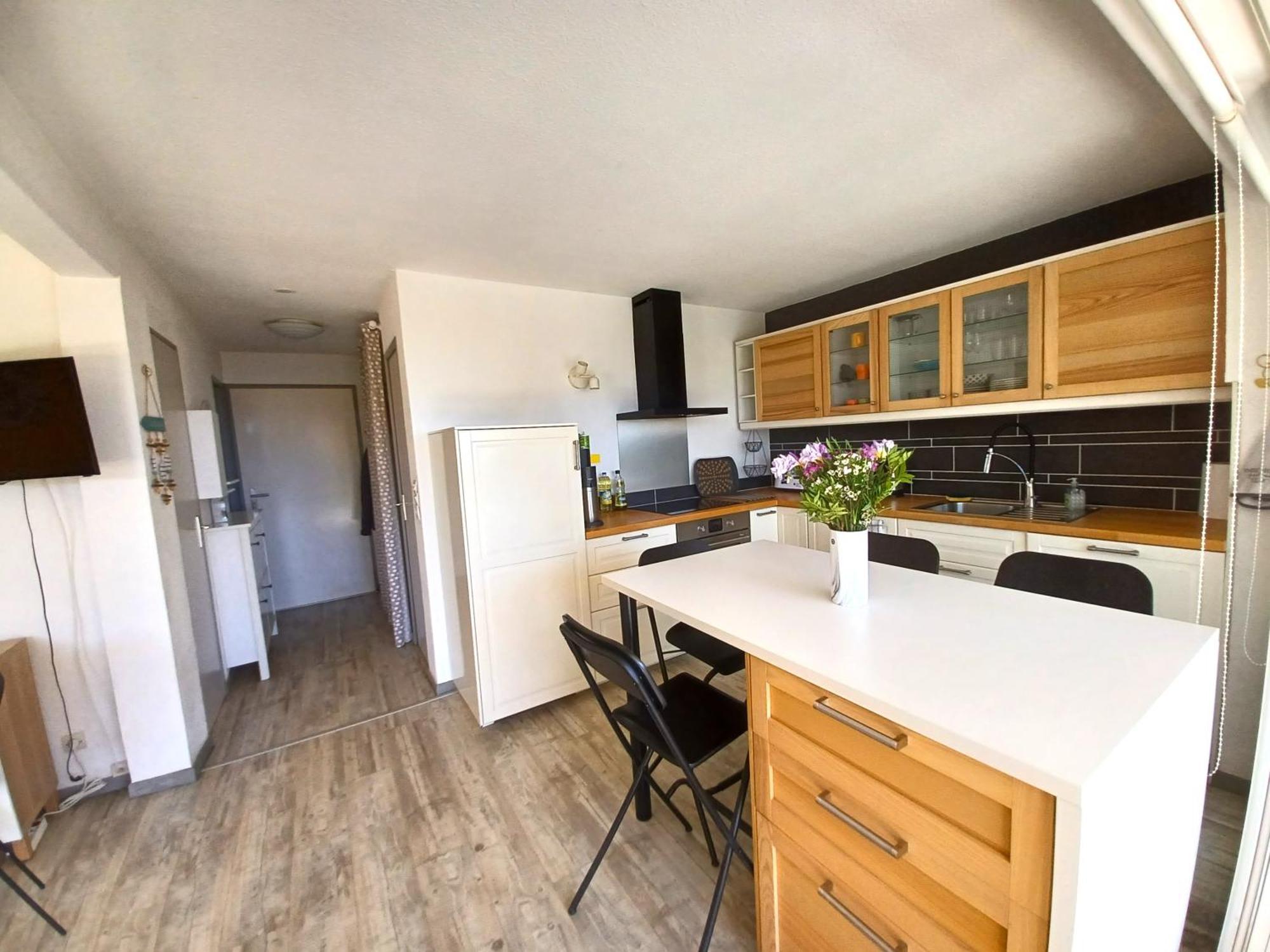 Plain-Pied Jardin 6 Personnes Clim Vue Mer Parking Wifi Terrasse Piscine Dans La Residence Saint-Pierre-la-Mer  Luaran gambar